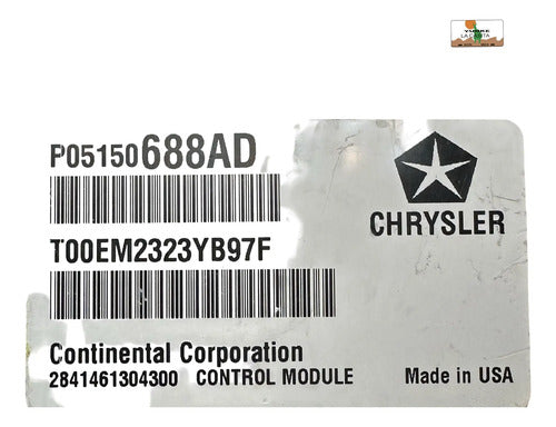 Computadora Dodge Dart 2.0l 2013 P05150688ad