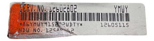 Computadora Chevrolet Silverado 2005-2007 12602802 (ymwy)