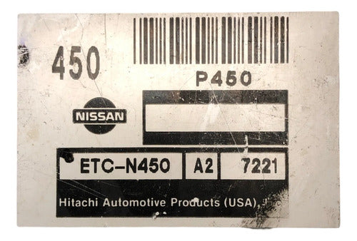 Módulo Tcm Altima A/t 96-97 Etc-n450 A2 (450)