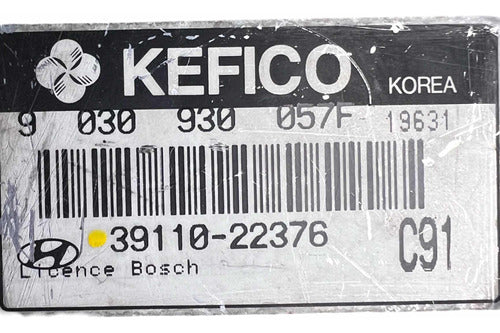 Computadora Hyundai Accent 1.5l 1999 39110-22376 (c91)