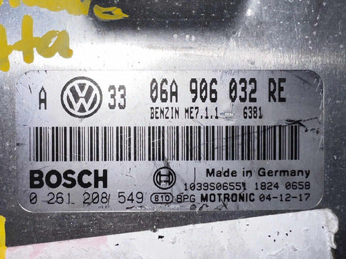 Computadora Vw Jetta 2.0l 2004 06a 906 032 Re