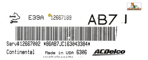 Computadora Chevrolet Equinox 2.4l 2017 12667189 (ab7j)