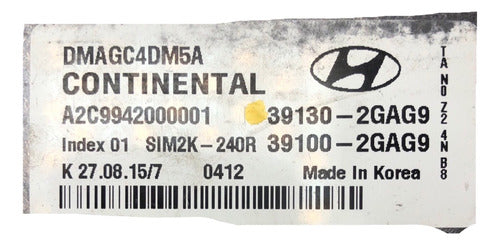 Computadora Hyundai Santa Fe 2.4l 13-16 39130-2gag9