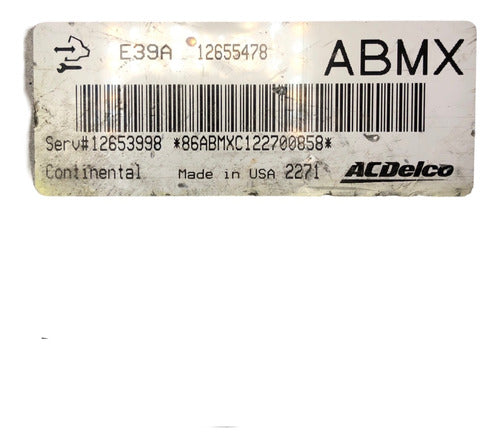Computadora Buick Lacross 3.6l A/t 13-15 12655478 (abmx)