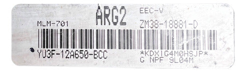 Computadora Mazda Protege 1.6l A/t 2000 Yu3f-12a650-bcc