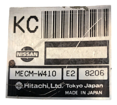 Computadora Nissan Pathfinder 3.3l M/t 98-99 Mecm-w410 (kc)