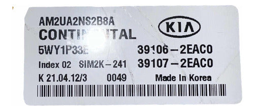 Computadora Kia Soul 2.0l M/t 12-13 39106-2eac0