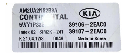 Pcm Computadora Kia Soul 2.0l M/t 12-13 39106-2eac0 P1