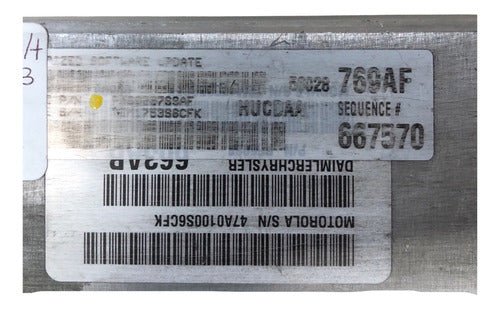 Computadora Dodge Ram 1500 5.7l A/t 2003 P56028769af