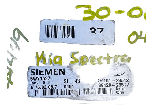 Pcm Computadora Kia Spectra 2.0l 04-09