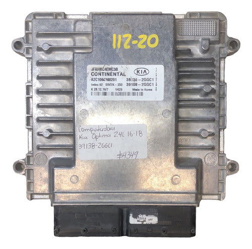 Computadora Kia Optima 2.4l 16-18 39138-2ggc1