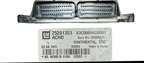 Computadora Chevrolet Spark 1.2l M/t 10-15 25201353 (achd)