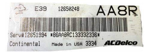 Computadora Chevrolet Impala 2012-2016 12650248 (aa8r)
