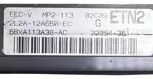 Pcm Computadora Ford Explorer 4.0l 00-03 2l2a-12a650-ec