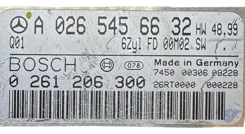 Computadora Mercedes Benz Ml320 1999-2001 A 026 545 66 32