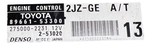 Computadora Lexus Is300 3.0l A/t 2002 89661-53300 (13)