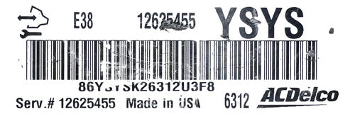 Computadora Chevrolet Suburban 5.3l 09-10 12625455 (ysys)