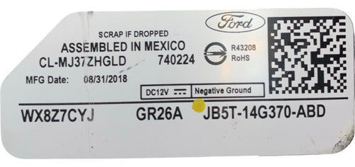 Estéreo Pantalla Original Ford Explorer 17-19 Gb5t-18b955-sc Gris