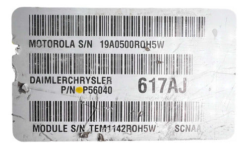 Computadora Dodge Durango 4.7L A/t 02-03 P56040617AJ