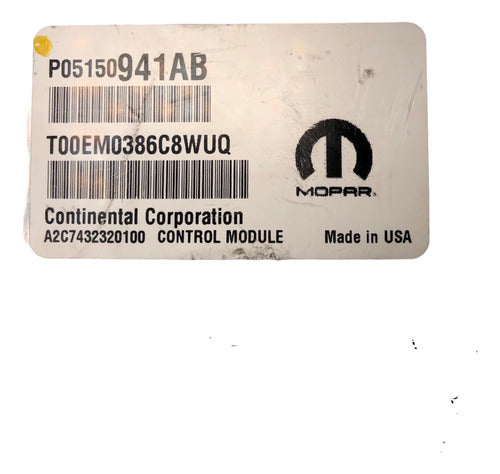 Computadora Jeep Patriot 2.4l 15-17 P05150941ab