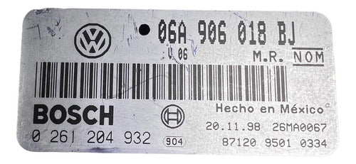 Computadora Vw Jetta 2.0l 99-01 06a 906 018 Bj