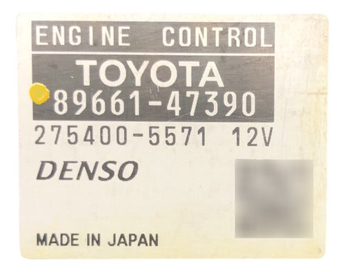 Computadora Toyota Prius 1.8l 2011 89661-47390