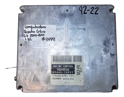 Computadora Toyota Celica Gt 1.8l 00-01 89666-20042