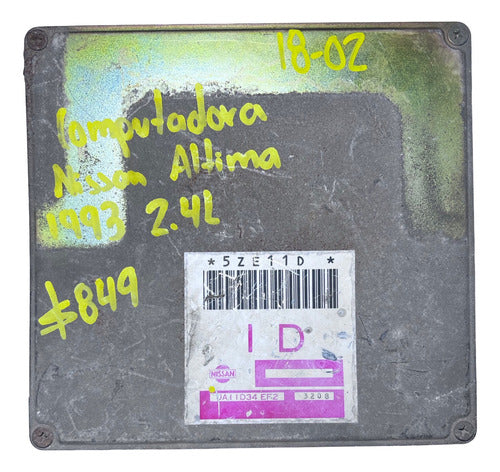 Computadora Nissan Altima 2.4l 1993 Ja11d34 Ef2 (id)