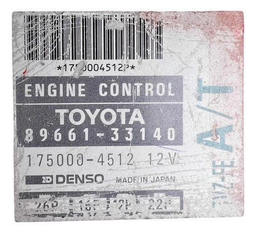 Computadora Toyota Camry 3.0l A/t 92-93 89661-33140