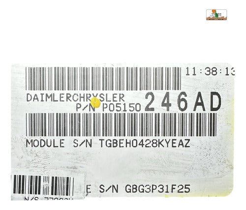 Computadora Dodge Charger 2.7l 2008 P05150246ad P2
