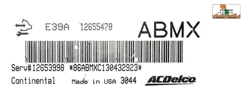 Computadora Chevrolet Malibu 2.5l 2013 12655478 (abmx)