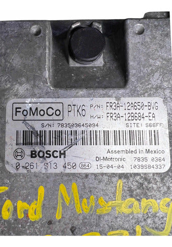 Computadora Ford Mustang 2.3L A/t 2015 FR3A-12A650-BVG