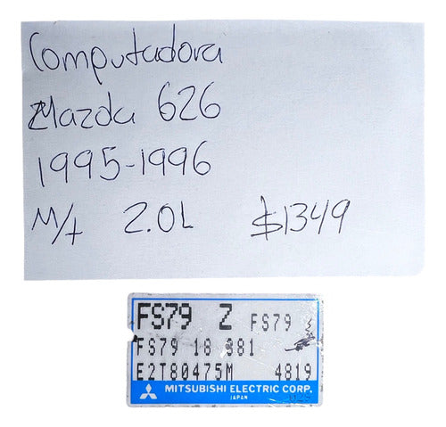 Computadora Mazda 626 2.0l M/t 95-96 Fs79 18 881