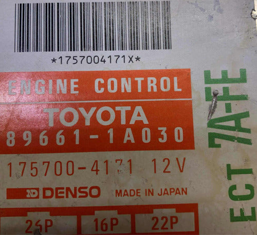 Computadora Toyota Corolla 1993-1994 1.8l 89661-1a030