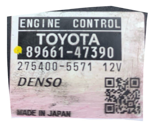 Computadora Toyota Prius 1.8l 2011 89661-47390