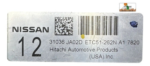 Modulo Tcm Nissan Altima 2.5l 07-08 A/t Etc51-262n A1 (12)