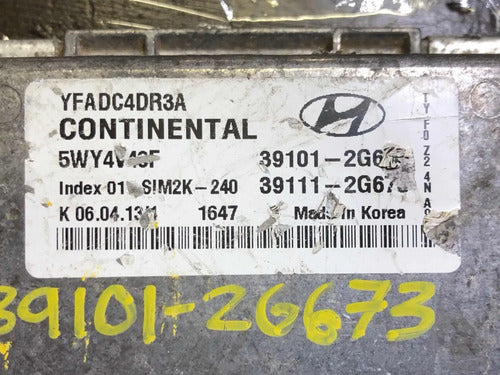 Pcm Computadora Hyundai Sonata 2.4l 2011-2014 39101-2g673 P1