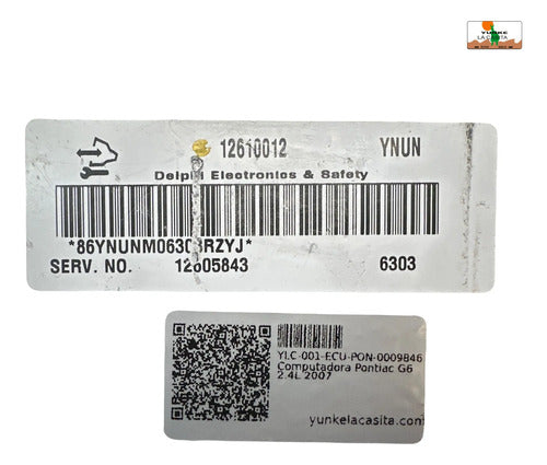 Pcm Computadora Pontiac G6 2.4l 2007