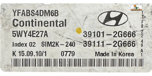 Computadora Hyundai Sonata 2.4l A/t 11-14 39101-2g666