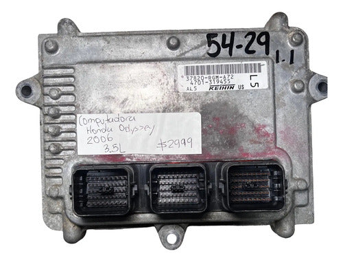 Pcm Computadora Honda Odyssey 3.5l 06 37820-rgm-a72 (l5) P1