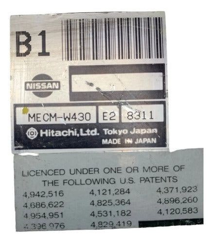 Computadora Nissan Pathfinder  A/t 98-99 Mecm-w430 E2 (b1)