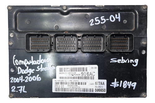 Computadora Dodge Stratus 2.7l 04-06 P04606916ac
