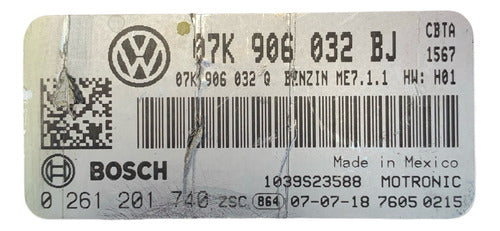 Computadora Vw Bora 2.5l 06-09 07k 906 032 Bj