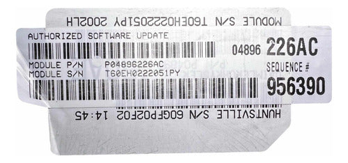 Pcm Computadora Chrysler Concorde 3.5l 2002 P04896226ac