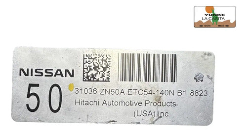 Módulo Tcm Nissan Altima 2.5l A/t 09-10 31036 Zn50a 50