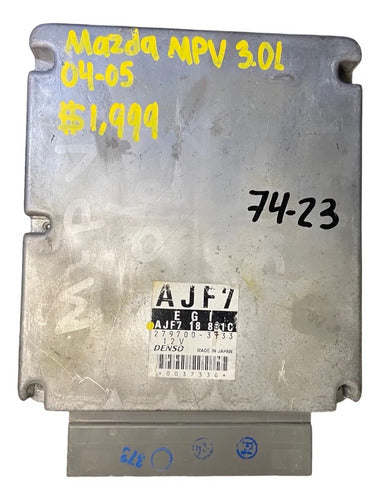 Pcm Computadora Mazda Mpv 3.0l 04-05 Ajf7 18 881c (ajf7)