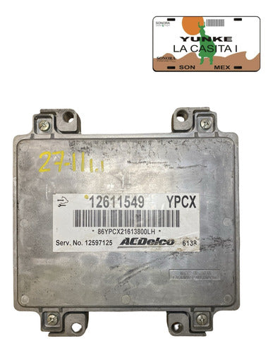 Computadora Chevrolet Hhr Lt 2.2l 08-12 12611549 (ypcx)