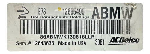 Pcm Computadora Chevrolet Sonic 1.8l 2013 12655499 (abmw) P4