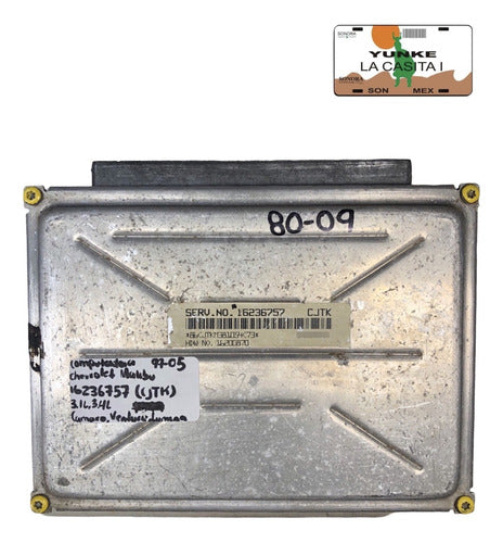 Computadora Chevrolet Malibu 99-05 16236757 (cjtk)
