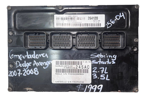 Computadora Dodge Avenger 2.7l 07-08 P05150245ac